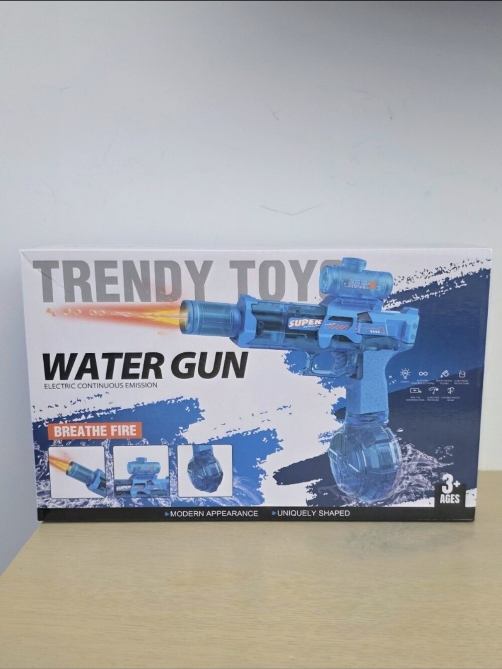 Electric Water Gun, Squirt PistolBlaster, Led Lighting, High Powered, 32Ft Long